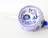 Russian Support Spindle and Bowl - Russian Lace Spindle - Maple