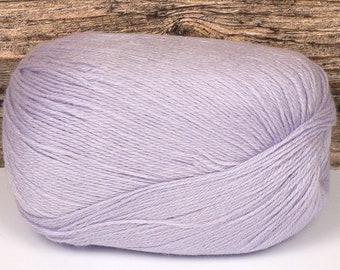 Bunny Blend Yarn (Dyed Lavender) 50g 400m 4 ply Angora Yarn