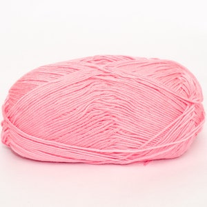 Bamboo/Cotton 70/30 (Dyed Peony) Yarn 50g 210m Yarn Knitting or Crochet 4ply sport