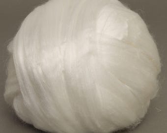 Bamboo Top (Bleached) 100g  Fibre Roving Spinning Fibre Felting Plant Vegan Sliver