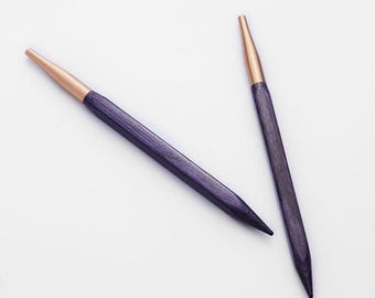 KnitPro Cubics Int. Circ. Knitting Needles J'adore 13cm (6.50mm US 10.5) Knitter's Pride Knit Picks Wooden Fiber Art Tools Australia
