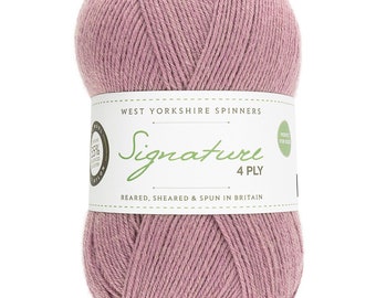 Signature Sock Yarn (Dyed Penny Royal) WYS 4 ply 400 m 100 g Knitting Wool Crochet Craft Australia West Yorkshire Spinners