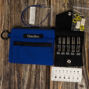 ChiaoGoo Twist Shorties Blue Small Interchangeable Set Knitting Needles