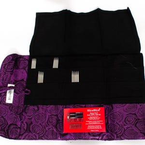 HiyaHiya Nadelspiel Doppelspitze<br/>Stahl Regular 10,5 cm Stricknadel Set