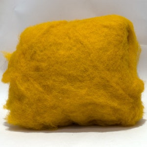 Maori Batt (Dyed Saffron) DHG