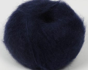 Silk Mohair Fluffy (Dyed Tuareg) 25g 200m Wool Yarn Knitting Crochet Lace 2 ply
