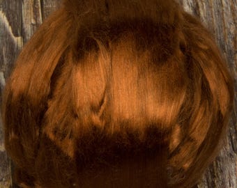 Eucalyptusvezel (geverfd met kaneel) DHG 100g Lyocell Roving Top Vegan Spinning Vilt