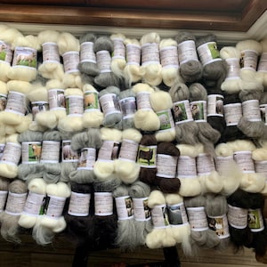 40 Sheep Breed Study Samples - Combed Top Wool Fibre - 1 kilo