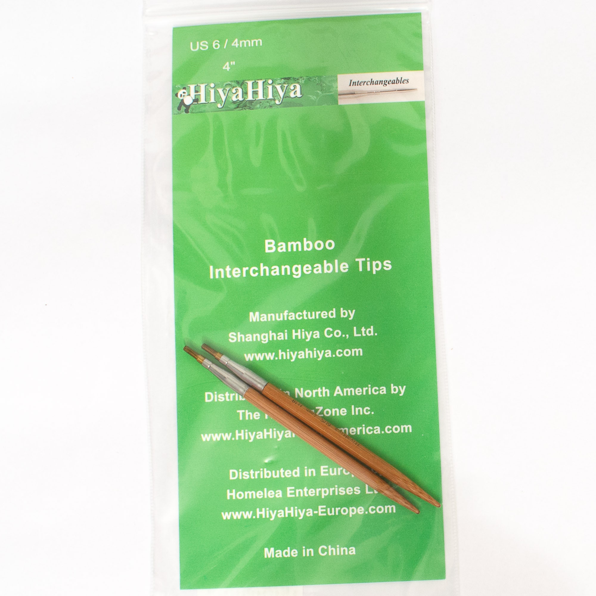 Hiyahiya Bamboo Interchangeable Knitting Needle Tips 