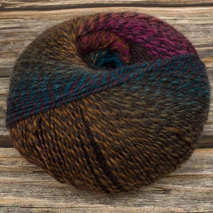 Sock Yarn Variegated (Dyed Theatre) Superwash wool/Nylon (80/20) 50g 200m 4ply Knitting Crochet Gradient Wool