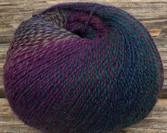 Hilo para calcetines jaspeado (teñido joya) lana superlavada/nailon (80/20) 50 g 200 m 4 capas Tejido de punto Crochet Lana degradada