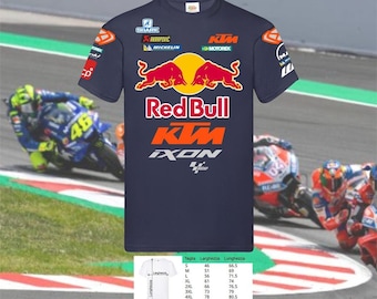 Custom KTM MotoGP T-Shirt, Personalised Fan Gift
