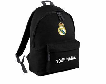 Real Madrid Rucksack, Name & Nummer, Fußball Fan Geschenk
