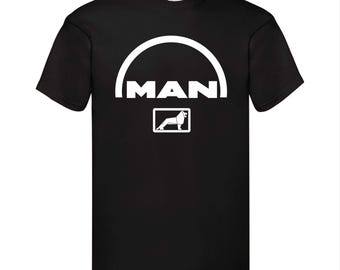 Kundenspezifisches MAN Trucks-T-Shirt, personalisierter Name
