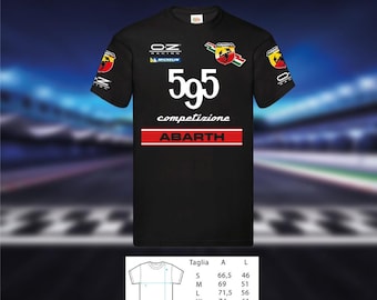 Custom Abarth 595 Competizione T-Shirt, Personalized Fan Gift