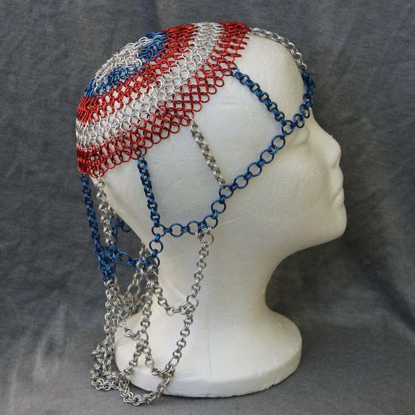 Cap Chainmaille Headdress