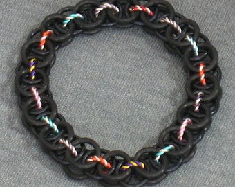 Twisted Confetti Helm's Weave Bracelet