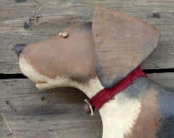 Rosie, A Primitive, Folk Art Dog Pattern, from Raven's Haven