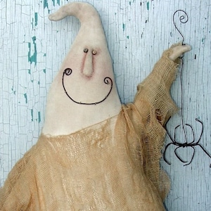 Duncan, The Spider Tamer. A Primitive Folk Art Pattern from Raven&#39;s Haven
