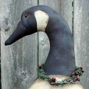 Noel, A Primitive, Folk Art Canadian Goose Pattern