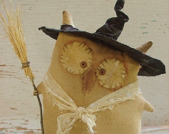 Miss Gufetto A Primitive  Owl *PATTERN*  from Raven's Haven