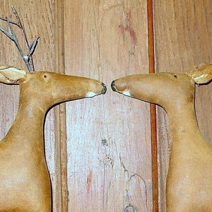 Adirondack Deer, A Primitive Pattern by Raven&#39;s Haven