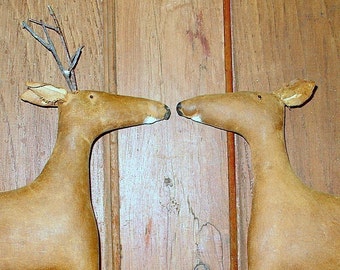 Adirondack Deer, A Primitive Pattern by Raven's Haven