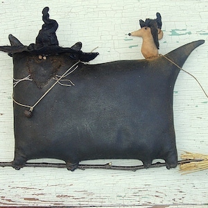 Mousie&#39;s Glorious Ride, A Primitive Folk Art Pattern From Raven&#39;s Haven