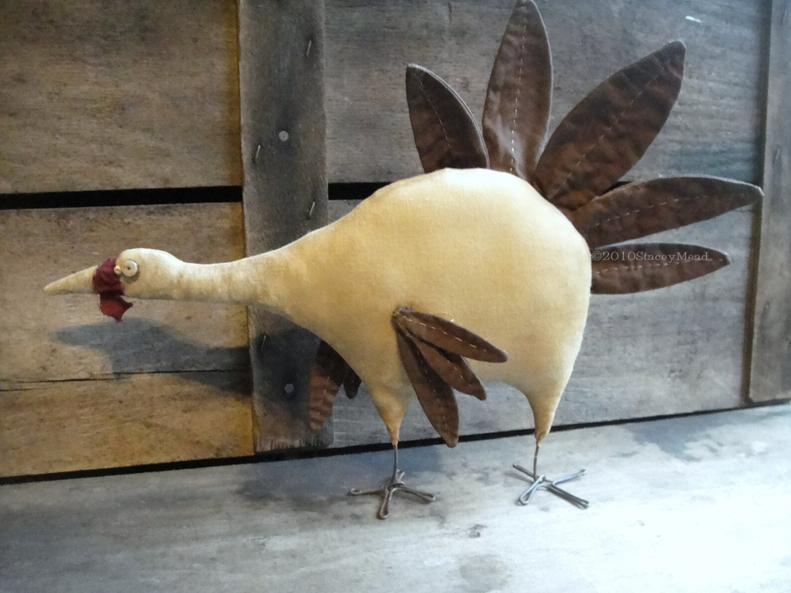 Jeffrey A Primitive Folk Art Turkey Pattern | Etsy