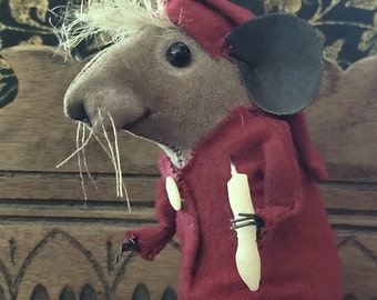 Timothy Mouse, A Prmitive Folkart PATTERN by Raven's Haven