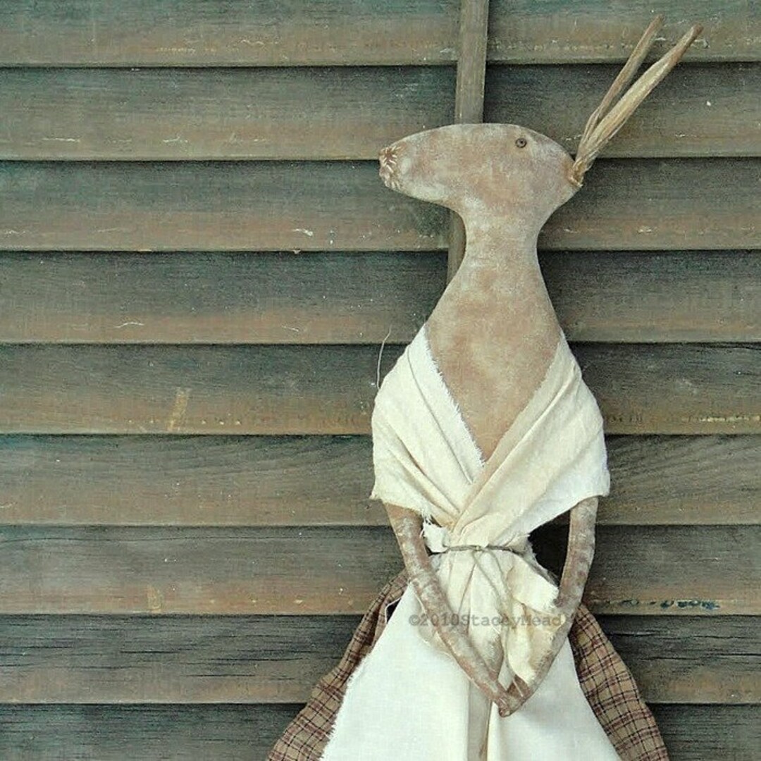 Early Homestead Rabbit Pattern From Raven's Haven - Etsy