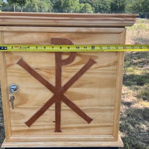Custom made wood Tabernacle of Repose Catholic church 18&quot;