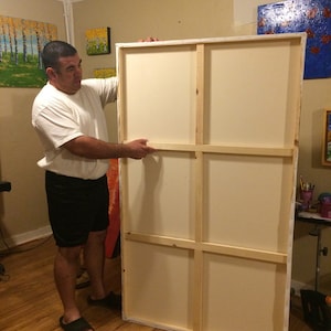 Custom Frame with/out Canvas/Linen Stretcher Bars for Artist, Designers, Decorators or YOU image 3