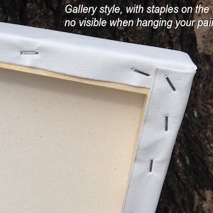 Stretcher bars frame with or without canvas stretching service for your rolled artwork canvas