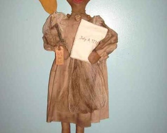 Primitive Lady of Liberty Doll Pattern e-pattern