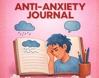 Anxiety Workbook | Coping Strategies, Stress Relief (Printable PDF)
