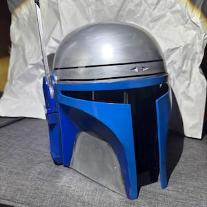 Custom Painted Helmet | Star Wars Inspired Cosplay Helmets | Custom Mandalorian Helmet | Custom Mando Helmet | 3D Printed Helmet
