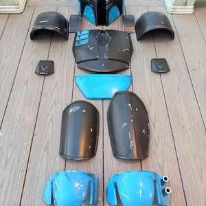 Axe Woves-pantser| Op maat geschilderd harnas | Star Wars geïnspireerde cosplay-harnas|Aangepast Mandalorian-harnas|Aangepast Mando-harnas|3D-geprint harnas