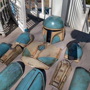 Armadura Mandaloriana Personalizada e Pintada | Cosplay de Star Wars, Impressão 3D