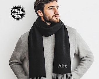 Unisex Personalised Winter Soft Touch Football Scarves Great Gift