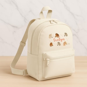 Sac à dos personnalisé pour fille, cartable personnalisé pour enfants, sac à dos avec prénom pour la rentrée des classes, cadeau d'anniversaire pour fille, sac à dos pour chambre d'enfant