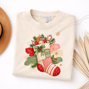 Camiseta navideña de lunares, camiseta navideña a rayas de moda, tops navideños con lazo de patchwork, camiseta festiva para fiestas navideñas, regalos de Navidad