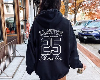 Class of 2025 Leavers Hoodie, Colleges & Universities Clubs Jumper, School Leavers Printed Hoodie, Students Matching Tops, Year End Gifts