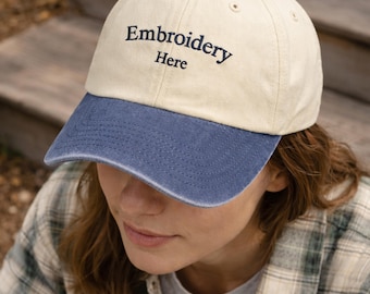 Custom Text Embroidered Hat, Personalised Date Vintage Style Trucker Hat, Retro Mom & Dad Baseball Hat, Gift for New Grandad, Grandpa Gifts
