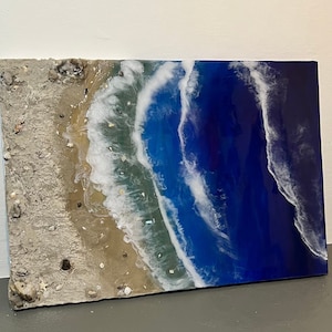 100 x 70 cm| Resin| Epoxy resin| Wall pictures| Wall decoration| Resin art| Custom Grey Black Resin Geode Wall Art| Crystal Painting| Epoxy Resin wall Art|
