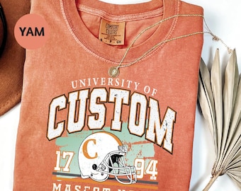 Comfort Colors T-Shirt for University Fans - Personalized University Design - Perfect Custom Gift