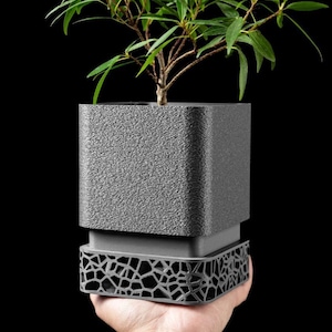 3D Printed Geometric Planter: Modern Minimalist Succulent Pot