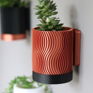 3D Printed Wall Planter: Modern Minimalist Home Decor