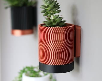 3D Gedruckter Blumentopf: Moderne minimalistische Wohnkultur