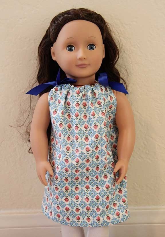 18 Inch Doll Pillowcase Dress PDF Pattern Etsy